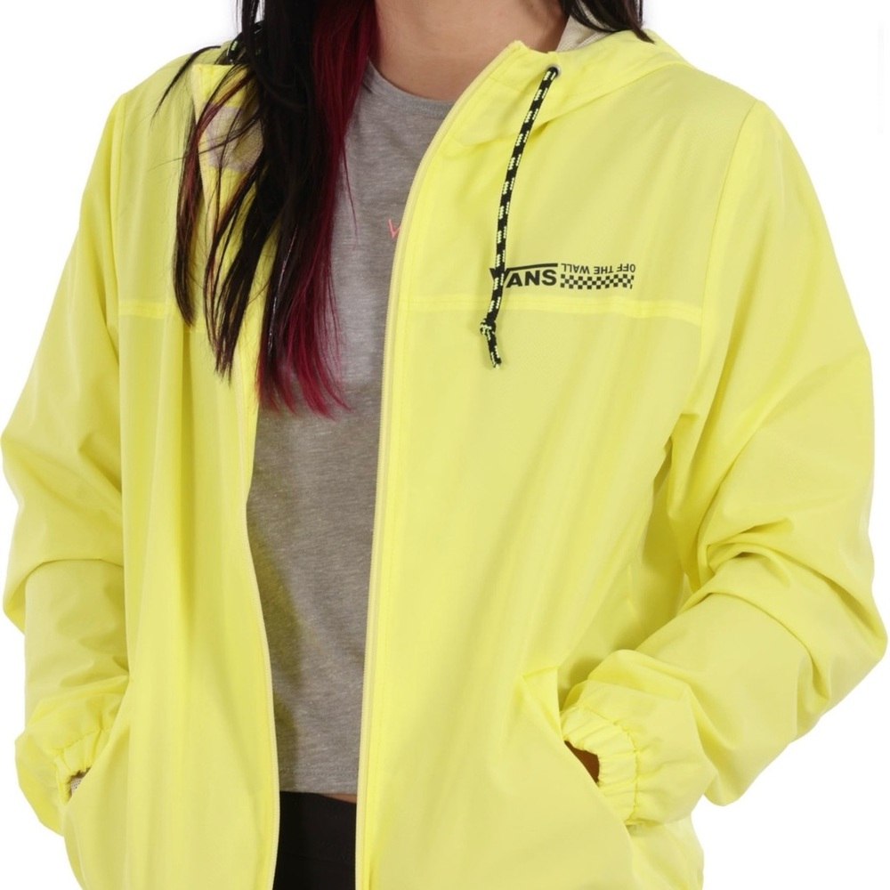 Vans Off The Wall Neon Yellow Windbreaker
